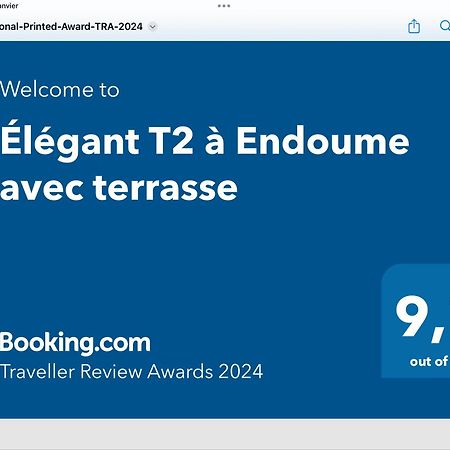 Elegant T2 A Endoume Avec Terrasse Appartement Marseilles Buitenkant foto